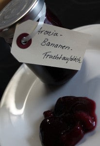 Rezeptbild: Aronia-Bananen-Fruchtaufstrich