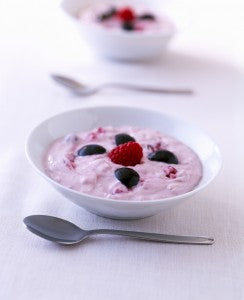 Rezeptbild: Aronia-Himbeer-Quark