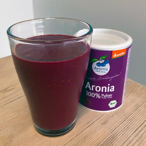 Aronia-Himbeer-Shake