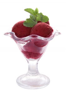 Rezeptbild: Aronia-Joghurt Eis