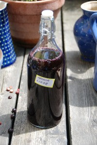 Rezeptbild: Aronia Likör
