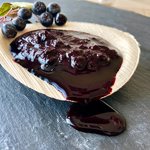 Rezeptbild: Aronia Fruchtsoße