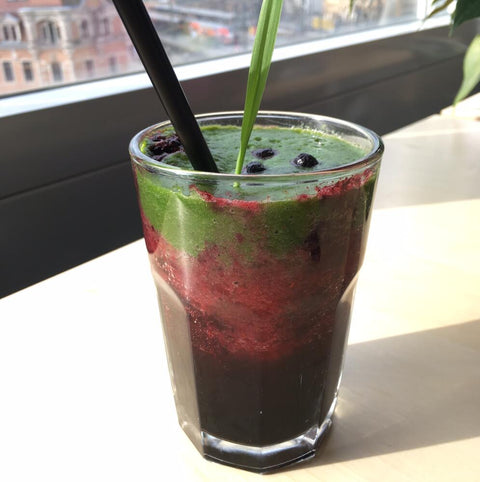 Grüner Aronia-Smoothie