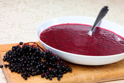 Rezeptbild: Apfel Aronia Holundermus