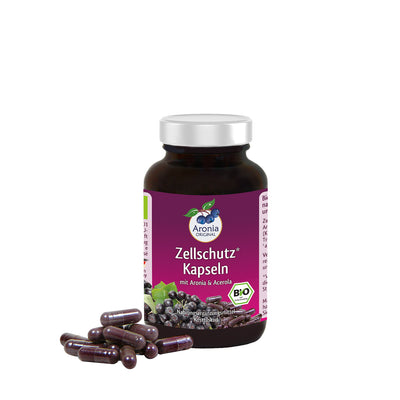 Bio Zellschutzkapseln* mit Aronia & Acerola (120 Kapseln)