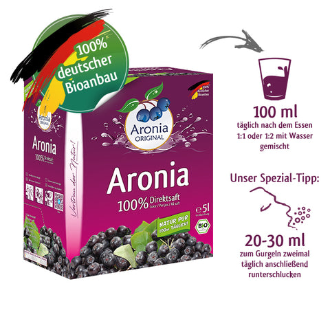 Bio Aronia Direktsaft (5 l Box)