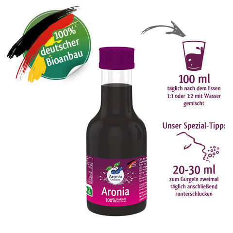 Bio Aronia Direktsaft (0,1 l, Einweg)