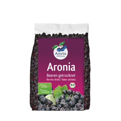 Bio Aroniabeeren getrocknet (500 g)