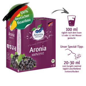 Packshot: Aronia direct juice organic 5 l
