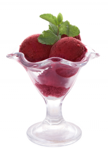 Rezeptbild: Aronia-Joghurt Eis