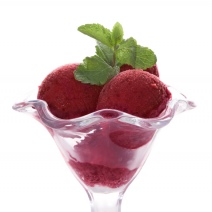 Rezeptbild: Aronia-Joghurt Eis