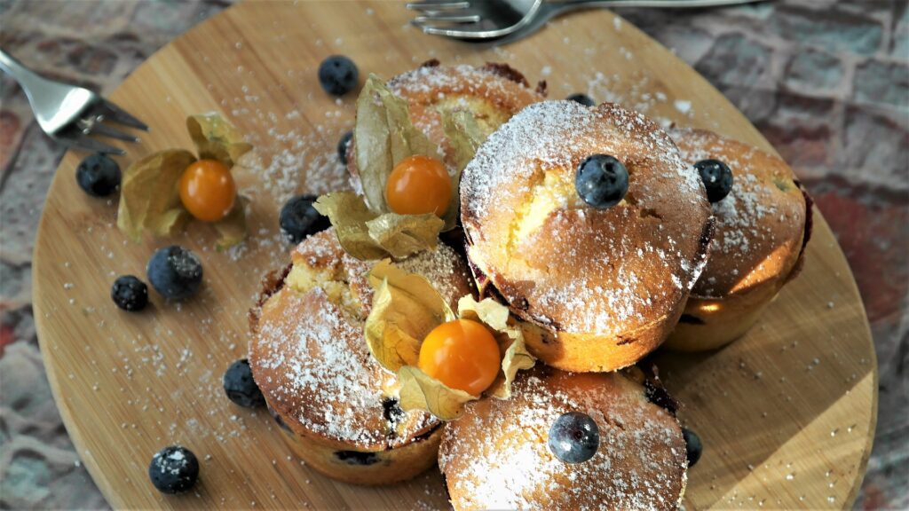Aronia-Heidelbeer Muffins